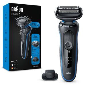 Brand New Braun 5018s Wet & Dry Men's Electric Shaver w/Trimmer, Made in Germany